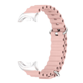 Силиконовый ремешок Mijobs на Mi Band 8 (ocean pink)