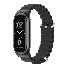 Силиконовый ремешок Mijobs на Mi Band 8 (black)