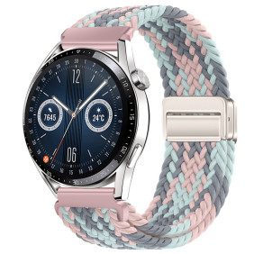 Ремешок Magnetic-Nylon Braided (20мм, Gray-pink 41#)