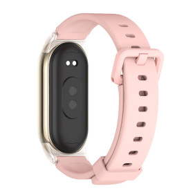 Силиконовый ремешок Mijobs на Mi Band 8 (classic, pink)
