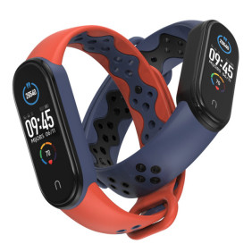 Силиконовый ремешок Mijobs на Mi Band 5/6/7