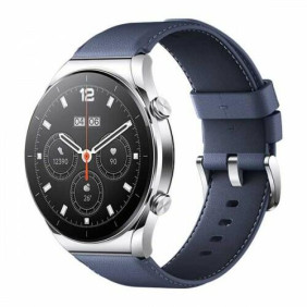 Кожаный ремешок Xiaomi Watch S1 (Deep Sea Blue)