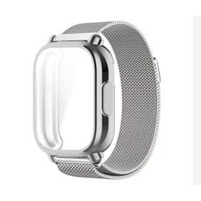 Металлический ремешок TPU на Умные часы Redmi Watch 5 (черный)