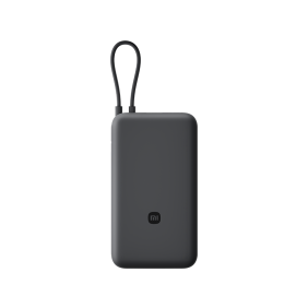 Внешний аккумулятор Xiaomi Power Bank Built-In Cable Edition 33W (20000 mAh, чёрный)