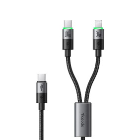 Кабель Mcdodo USB-C / USB-C & Lightning Cable 1,5m (чёрный)